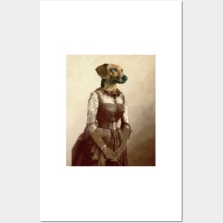 Lady of Dachshund Posters and Art